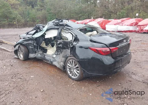 2018 Infiniti Q50 3.0T Luxe из США, поврежденный, VIN JN1EV7APXJM350034